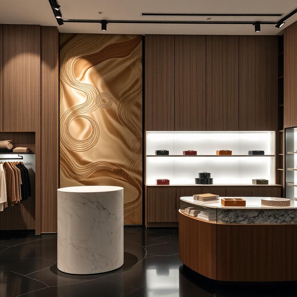 Luxury retail storefront