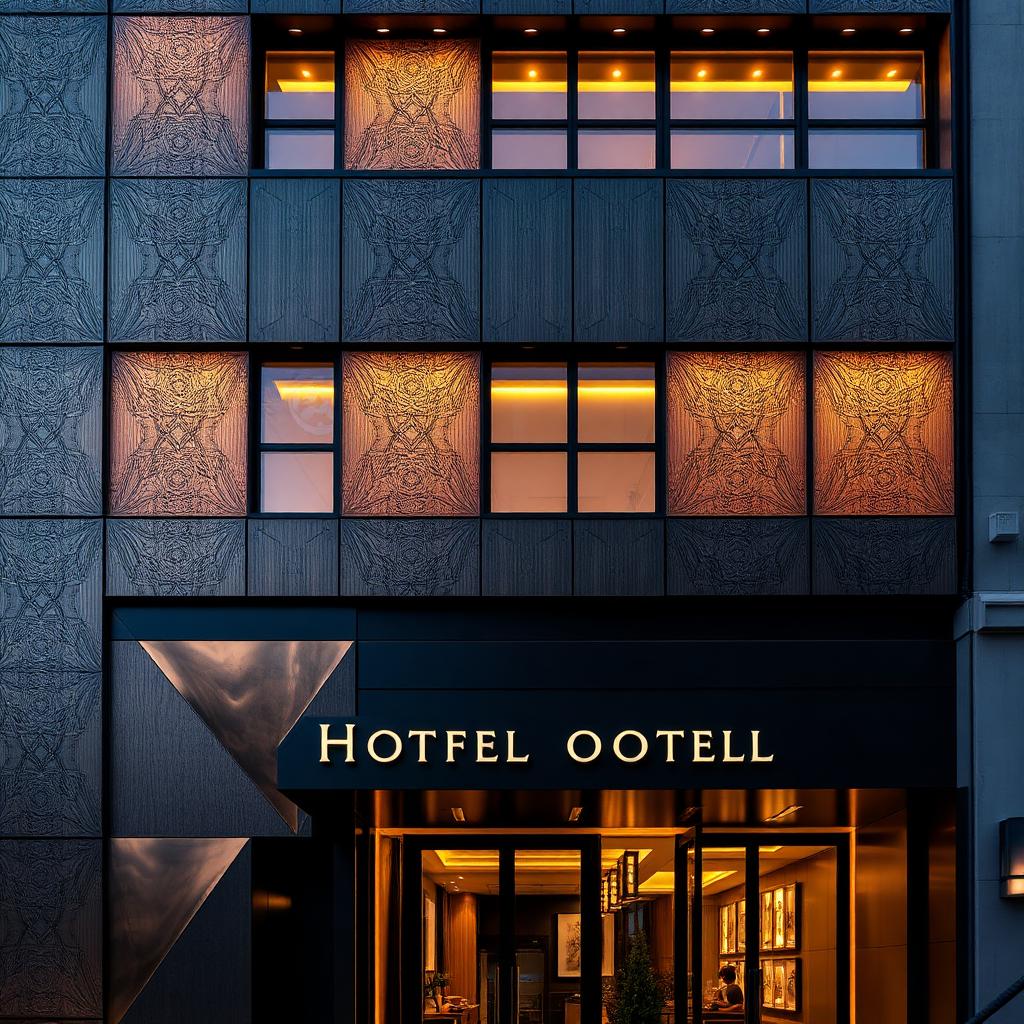 Decorative architectural metal panels